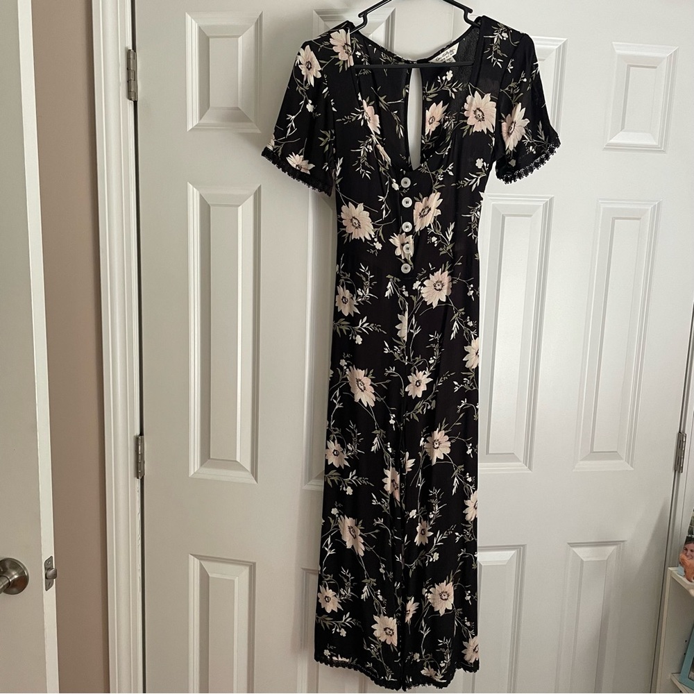 Miss Selfridge Floral Jumpsuit